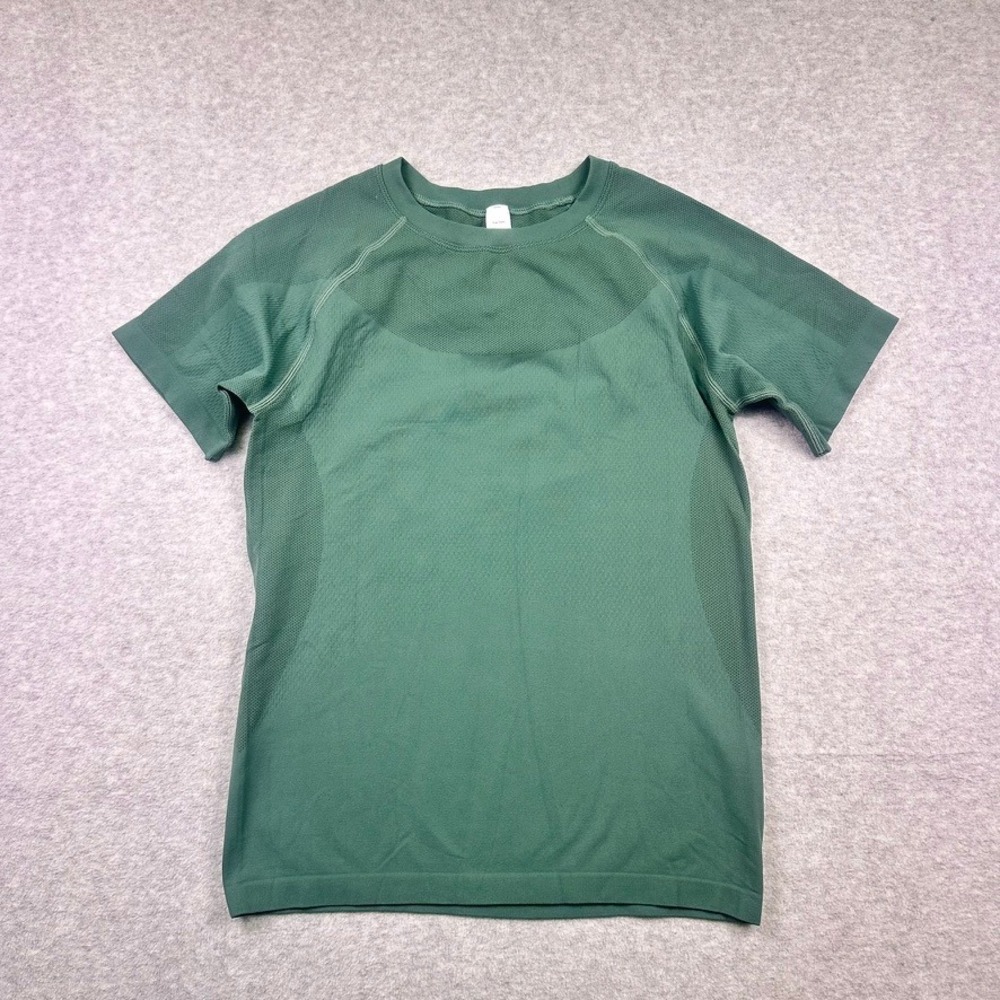 Women's Seamless Athletic Short Sleeve Green Top Size S NWOT